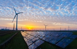Förnybar energi från sol och vind ökar mest